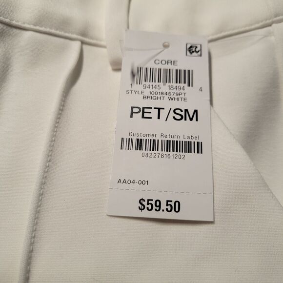 Bar III Wide Leg White Ponte Women's Dress Pants Size Petite Small - Picture 7 of 7